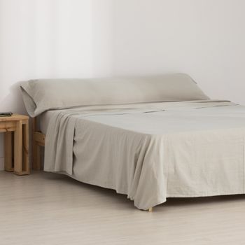 Juego Sábanas Franela Tres Piezas Paduana Berlin Cama 90 Beige con Ofertas  en Carrefour