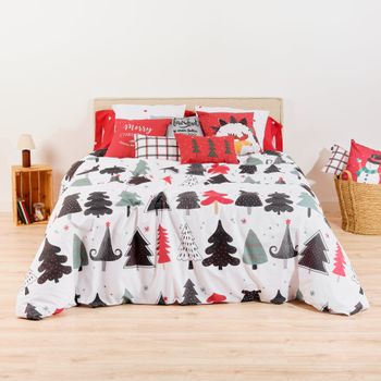 Funda Cojin Navidad Arbol 50x50 Cm 100% Algodón con Ofertas en Carrefour