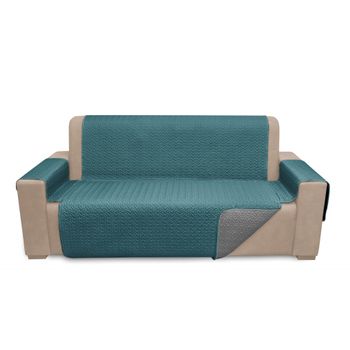 Salvasofá Couch Cover Reversíble. Funda Para Sofá 2 Plazas, Menta / Beige  con Ofertas en Carrefour