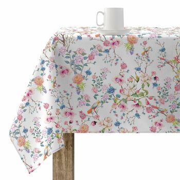 Mantel Antimanchas Belum 0120-341 Multicolor 180 X 180 Cm Flores Xl