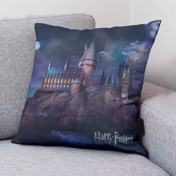 Funda De Cojín Go To Hogwarts A 50x50 Cm Harry Potter