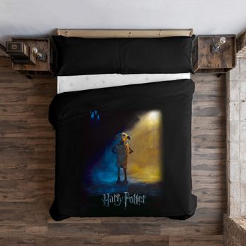 Funda Nórdica Harry Potter Microsatén Dobby / 155x220 Cm