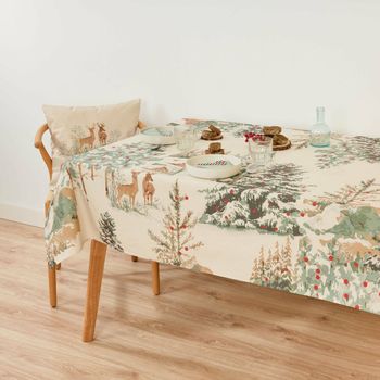 Mantel Antimanchas Belum Christmas Deer 300 X 155 Cm