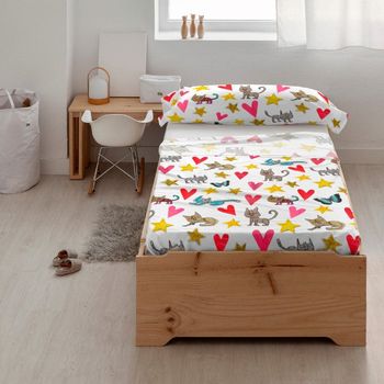 Juego De Sábanas Tres Piezas Invierno Franela Pinz Cama De 105 Cm Verde con  Ofertas en Carrefour