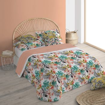 COTTON ARTean - Juego de sábanas ORISOL algodón poliéster multicolor Cama  135