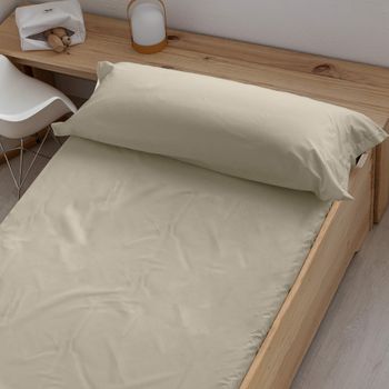 Sábana Bajera Ajustable Lisa Chocolate Cama 160 Cm - 160x190/200 Cm, 100%  Algodón. con Ofertas en Carrefour