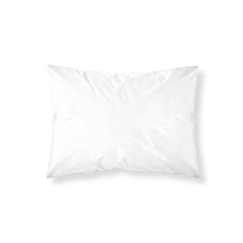 Funda De Almohada 100% Algodón Liso White / 45x110 Cm