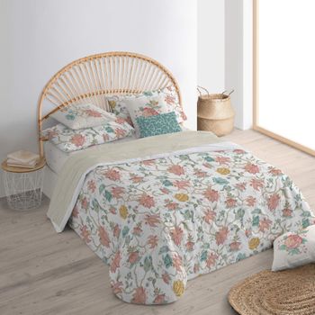 Juego de sábanas ORISOL algodón poliéster multicolor Cama 135