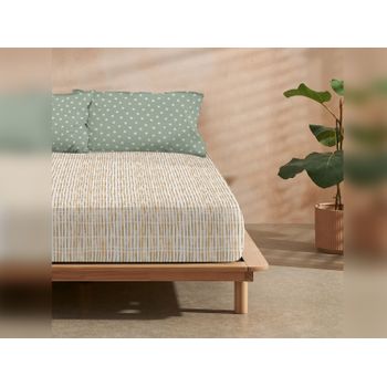 Sábana Bajera Ajustable Gemelar 100% Algodón Blanco Para Cama De 180 con  Ofertas en Carrefour