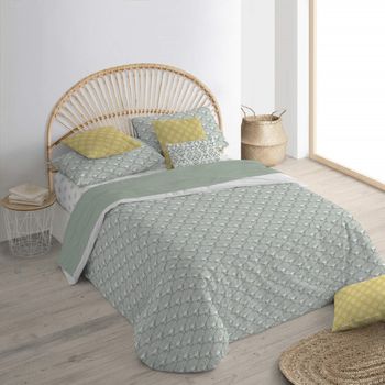 Funda nórdica 100% algodón orgánico beige 220x220 cm cama 135 ORIO