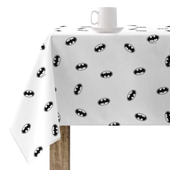 Mantel Resinado Antimanchas Batman White / 140x140 Cm