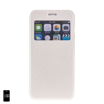 Funda Libro Dam  Con Ventana Cierre Magnetico Ip6/6s Plus 8x1x16 Cm. Color: Blanco