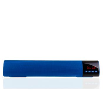 Altavoz Bluetooth Dam Music Clock B28s 40x6x7 Cm. Color: Azul