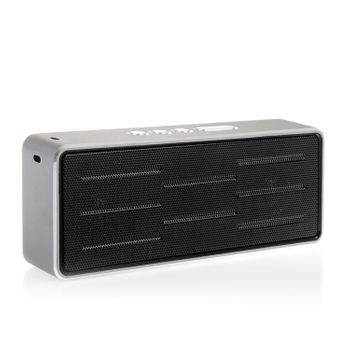 Altavoz Bluetooth Dam Con Radio Fm Wsa-8606 16x3x6 Cm. Color: Plata