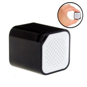 Mini Altavoz Bluetooth Dam Cúbico Con Manos Libres 2x2x2 Cm. Color: Negro