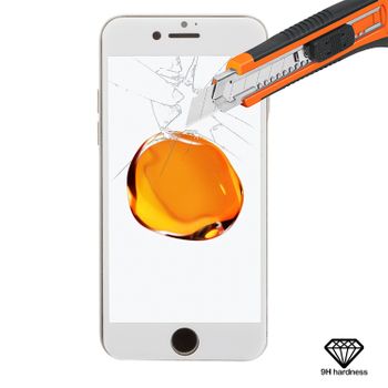 Protector Full Cover Dam  Cristal Frontal Ip6/6s 714 Cm. Color: Blanco