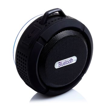 Altavoz Bluetooth Damcir Cular Resistente Al Agua Con Ventosa C6 8x4x9 Cm. Color: Negro