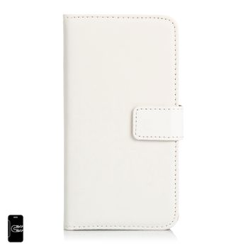 Funda Dam  Tipo Libro De Piel Sintética Para Iphone X 8x2x14 Cm. Color: Blanco