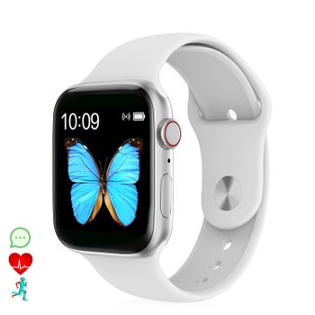 Smartwatch Dam T500 Plus Multideportivo Con Monitor Cardiaco 3,8x1,1x4,2 Cm. Color: Blanco