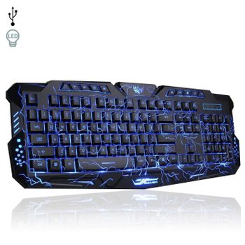 Teclado Gaming M200 Con 3 Colores De Iluminación Led A Elegir