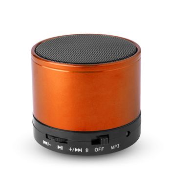 Altavoz Damcom Pacto Martins Bluetooth 3.0 De 3w, Con Manos Libres Y Radio Fm. 5,9x5,9x5 Cm. Color: Naranja