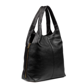 Bolso Shopper Firenze Artegiani Alliste Mujer. Piel Auténtica Dollaro. Fabricado En Italia 34x13x34 Cm. Color: Negro