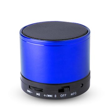 Altavoz Dam Compacto Martins Bluetooth 3.0 De 3w, Con Manos Libres Y Radio Fm. 5,9x5,9x5 Cm. Color: Azul