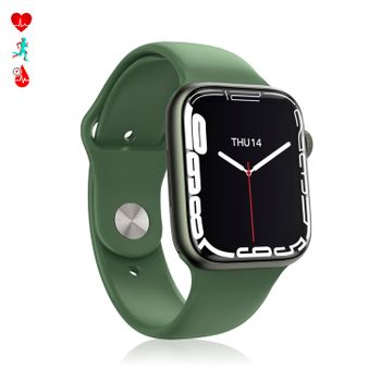 Smartwatch  Dam Kd07 Con Monitor Cardíaco, Tensión Y De O2 En Sangre. 5 Modos Deportivos. Llamadas Bluetooth. 3,8x0,8x4,4 Cm. Color: Verde Militar