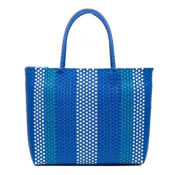 Iria Quintana Zimella Bolso Shopper. 34x10x44 Cm. Color: Azul