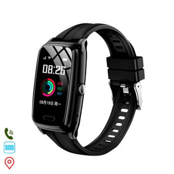 Smartwatch Dam 4g D9w-xt Localizador Lbs, Wifi Y Llamadas. Con Termómetro, Monitor Cardiaco Y Podómetro. 3,4x1,5x5,4 Cm. Color: Negro