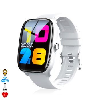 Smartwatch Dam D11w-xt  Infantil 4g Localizador Gps Y Wifi. Con Termómetro, Monitor Cardiaco. 3,8x1,6x5,5 Cm. Color: Blanco