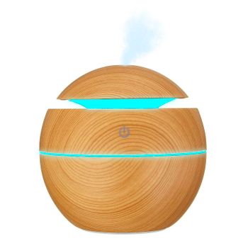 Humidificador Dam De 130ml Con Luces Led Rgb. 10x10x10 Cm. Color: Beige