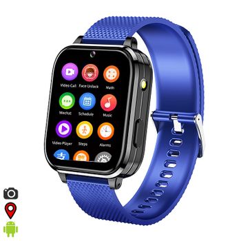 Smartwatch Dam  Phone T36 4g Con So Android Incorporado. Funciones Avanzadas Y Localizador Gps, Wifi Y Lbs. 5x2x4 Cm. Color: Azul