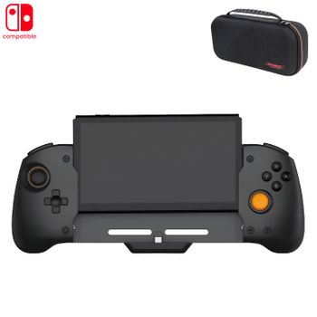 Mando Grip Tns-0160b1 Compatible Con Nintendo Switch, Vibración, Incluye Funda Semirígida