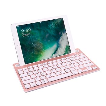 Teclado 608 Bluetooth 3 Plegable Con Soporte