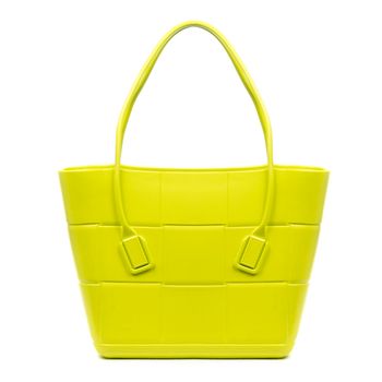 Libelulla Villandro Bolso Shopper Cesta, De Pvc Soft Monopieza Grabado Con Grandes Asas 39x14x26 Cm. Color: Verde Claro