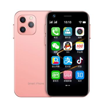 Mini Smartphone Dam Xs12 4g, Android, 2gb Ram + 16gb. Pantalla 3''.doble Tarjeta Sim. 4,5x1,1x8,9 Cm. Color: Rosa