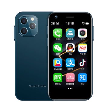 Mini Smartphone  Dam Xs12 4g, Android, 2gb Ram + 16gb. Pantalla 3''.doble Tarjeta Sim. 4,5x1,1x8,9 Cm. Color: Azul Oscuro