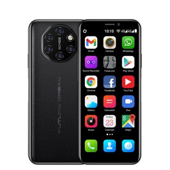 Mini Smartphone Dam S10i 4g, Android, 3gb Ram + 32gb. Pantalla 3,46''.doble Tarjeta Sim. 4,5x1,2x10,2 Cm. Color: Negro