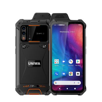 Smartphone Rugerizado Dam W888 4g, Android 11, 4gb Ram + 64gb. Pantalla 6,3'' Fhd. 24mpx. Gps.ip68 3 Proof Level (anti-caida,polvo,agua).altavoz 2w 8,2x1,6x17,5 Cm. Color: Negro