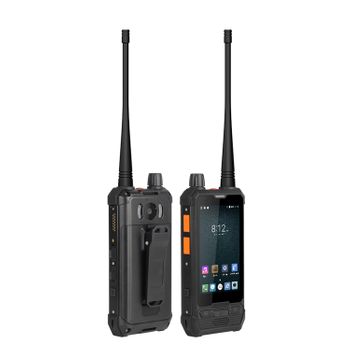 Smartphone / Radio Walkie Talkie  Rugerizado Dam P2 Plus 4g, Android 8.0 , 3gb Ram + 32gb. Pantalla 4''. 13mpx + 5mpx. Gps. Ip67. Uhf. 7x2,7x14,7 Cm. Color: Negro