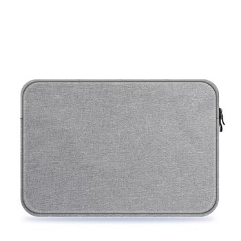 Funda De Neopreno Dam  Universal Para Tablet De 12 Pulgadas. Acabado Terciopelo Con Tratamiento Deperlante Hidrófugo. Cierre De Cremallera. 23x2,5x32 Cm. Color: Gris Claro