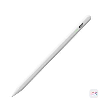 Pencil Pen Dam 314 Para Ipad. Carga Usb-c. 1,5 Punta Reemplazable Apple. 17x1x1 Cm. Color: Blanco