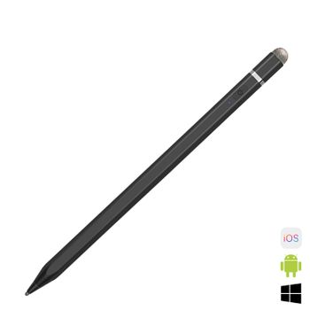 Pencil Pen Dam P7-c Universal. Para Ios/android/windows. Con Carga Rápida Usb-c Y Absorción Magnética. 16,5x1x1 Cm. Color: Negro