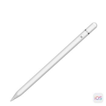 Pencil Pen Dam P7-l Para Ipad. Apple Mfi Certificado, Con Carga Lightning Y Absorción Magnética. 16,5x1x1 Cm. Color: Blanco