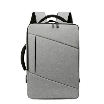 Mochila Dam Para Laptop Con Interfaz De Carga Usb. 30x13x42 Cm. Color: Gris