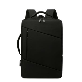 Mochila Dam Para Laptop Con Interfaz De Carga Usb. 30x13x42 Cm. Color: Negro