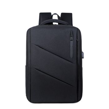 Mochila Dam Para Laptop Con Interfaz De Carga Usb. 30x15x47 Cm. Color: Negro