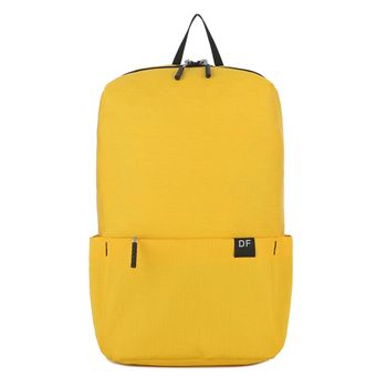 Mini Mochila Dam Impermeable. 23x11x35 Cm. Color: Amarillo