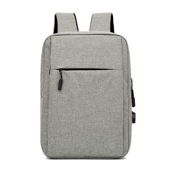 Mochila Dam Para Laptop Con Interfaz De Carga Usb. 30x13x42 Cm. Color: Gris